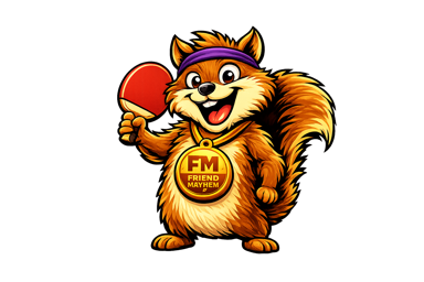 FriendMayhem mascot